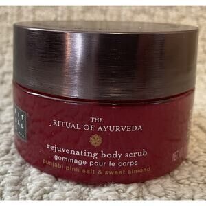 Rituals Ritual of Ayurveda NEW NIP Body Scrub Indian Rose Almond Oil Full Size
